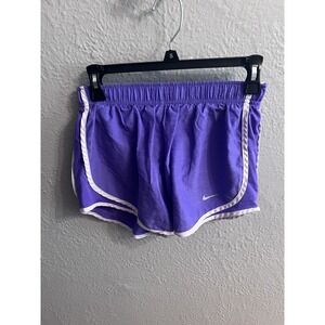 Nike Dri-Fit Lined Running Shorts Purple White Women's Size Small